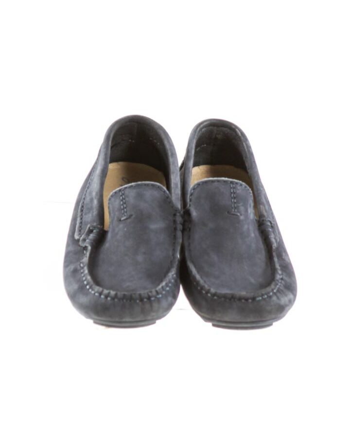 JACADI NAVY LEATHER DRIVERS *SIZE 28 EQUIVALENT TO A TODDLER 11; VGU