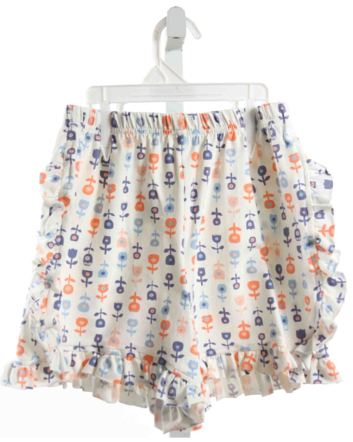HANNAH KATE  MULTI-COLOR  FLORAL  SHORTS WITH RUFFLE