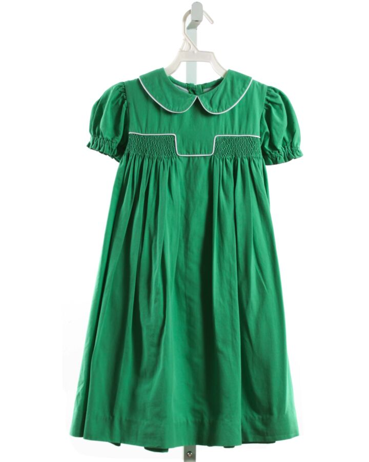 BELLA BLISS  GREEN   SMOCKED DRESS