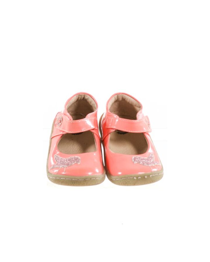 LIVIE & LUCA PINK SHOES WITH GLITTER BIRD; *VGU - SLIGHT SIGNS OF WEAR; SIZE TODDLER 9