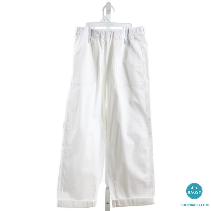 Il Gufo twill straight-leg trousers - White