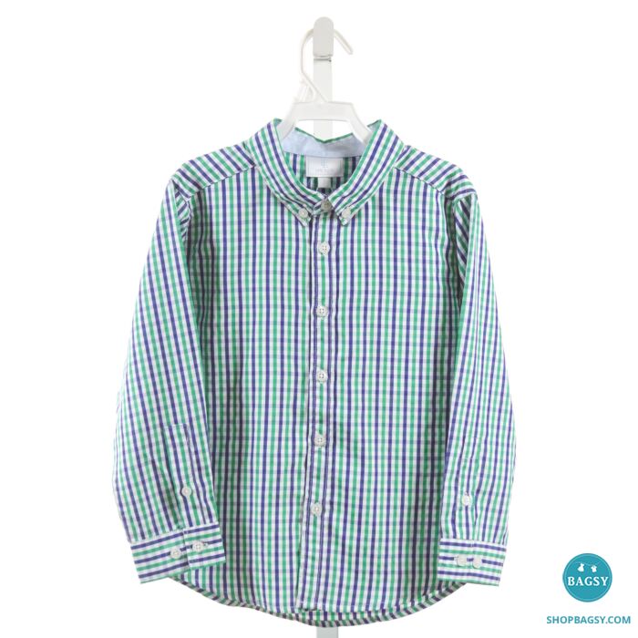 A Gingham Shirt with a Little Green