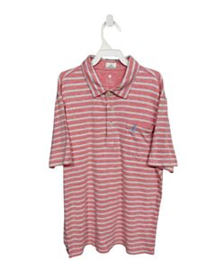 JOHNNIE-O PINK STRIPED DRESS SHIRT