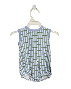 BABY BLISS BLUE STRIPED BUBBLE