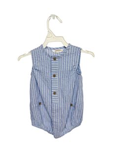 MAYORAL BLUE SEERSUCKER STRIPED BUBBLE