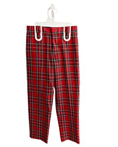 FLORENCE EISEMAN  RED  PLAID  PANTS