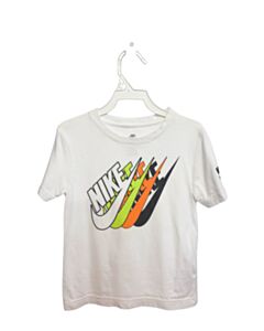 NIKE WHITE PRINTED DESIGN T-SHIRT