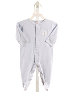 KISSY KISSY  BLUE KNIT   LAYETTE WITH PICOT STITCHING