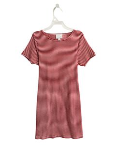 LITTLE ENGLISH RED STRIPED KNIT DRESS