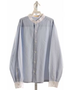 LA OCA LOCA LT BLUE STRIPED DRESS SHIRT
