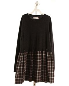 BONPOINT GRAY PLAID DRESS