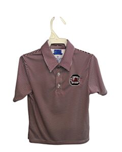 VIVE LA FETE  MAROON  STRIPED EMBROIDERED DRESS SHIRT