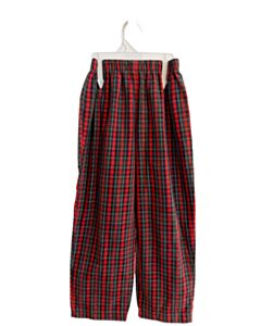 COTTON BLU RED PLAID PANTS