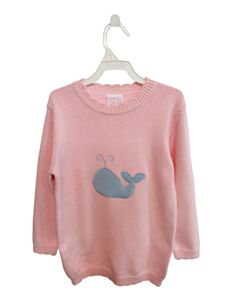 STITCHY FISH PINK SWEATER