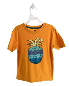 TEA  MUSTARD   PRINTED DESIGN T-SHIRT