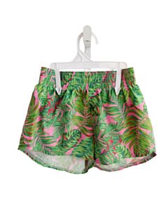 AZARHIA GREEN PRINTED DESIGN SHORTS