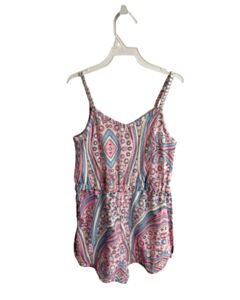 LOLA + THE BOYS  PINK SEERSUCKER   ROMPER