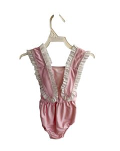 SAL & PIMENTA  PINK    1-PIECE SWIMSUIT WITH RUFFLE