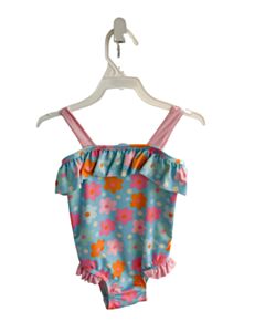 JAMES & LOTTIE BLUE FLORAL 1-PIECE SWIMSUIT