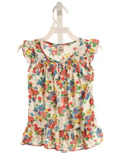 TUCKER & TATE PINK FLORAL SLEEVELESS SHIRT