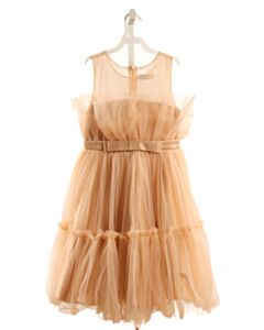 TRISH SCHULLY GOLD TULLE PARTY DRESS