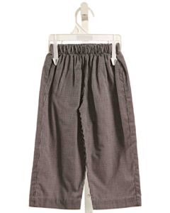 NO TAG  BLACK  GINGHAM  PANTS