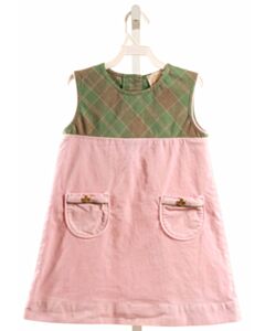 THE BEAUFORT BONNET COMPANY  PINK CORDUROY   DRESS