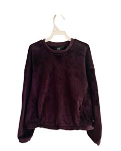 ATHLETA GIRL PURPLE VELOUR PULLOVER