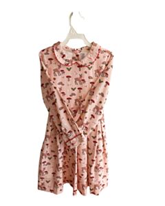 RACHEL RILEY PINK FLANNEL DRESS WITH RIC RAC