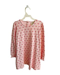 THE BEAUFORT BONNET COMPANY  PINK    DRESS WITH PICOT STITCHING