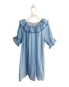 CREWCUTS BLUE GINGHAM DRESS