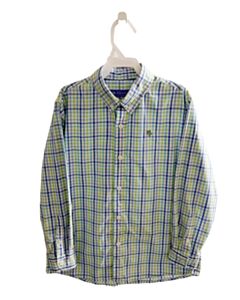 J. BAILEY  BLUE  PLAID  DRESS SHIRT