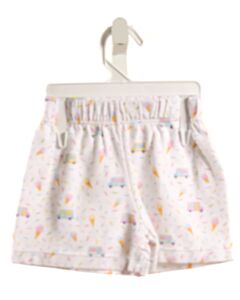 NO TAG  WHITE  PRINT  SHORTS