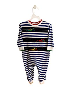 FLORENCE EISEMAN BLUE STRIPED LONGALL