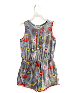 MINI BODEN LT BLUE FLORAL ROMPER