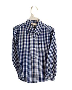 JACK THOMAS BLUE GINGHAM DRESS SHIRT