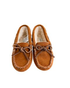 CREWCUTS BROWN SLIPPERS *NO SIZE TAG RUNS LIKE A SIZE 10 *NEW WITHOUT TAG *NWT SIZE TODDLER 10