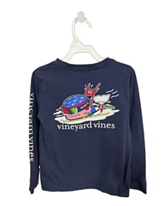 VINEYARD VINES BLUE PRINTED DESIGN T-SHIRT