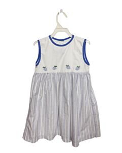 BELLA BLISS BLUE PRINTED DESIGN DRESS