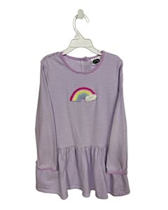 PBJ PURPLE STRIPED KNIT DRESS