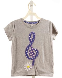 MINI BODEN  GRAY KNIT  T-SHIRT