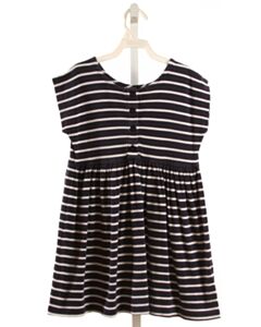HANNA ANDERSSON  BLUE  STRIPED  KNIT DRESS