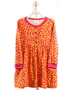 HANNA ANDERSSON  HOT PINK   PRINTED DESIGN KNIT DRESS