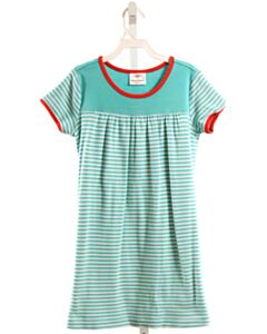 HANNA ANDERSSON  BLUE  STRIPED  KNIT DRESS