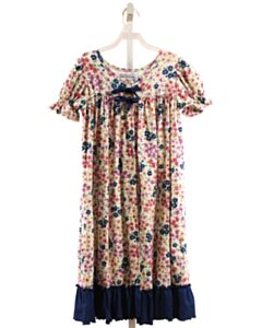 ONLY LITTLE ONCE  BLUE KNIT FLORAL  LOUNGEWEAR