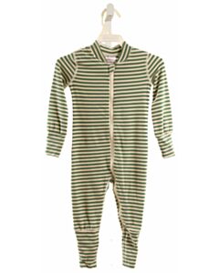 HANNA ANDERSSON  GREEN  STRIPED  LOUNGEWEAR