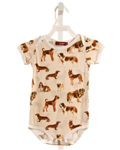MILKBARN  BROWN   PRINTED DESIGN KNIT BUBBLE