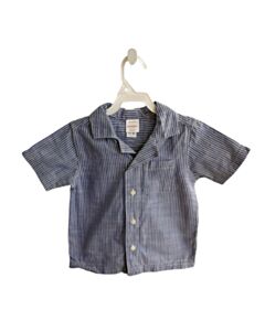 HANNA ANDERSSON  BLUE  STRIPED  SHIRT-SS