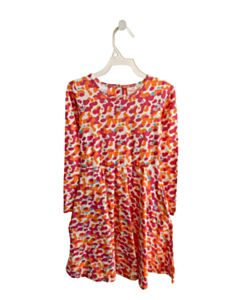 MASALA KIDS HOT PINK PRINTED DESIGN KNIT DRESS