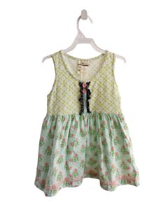 MATILDA JANE MULTI-COLOR FLORAL SLEEVELESS SHIRT
